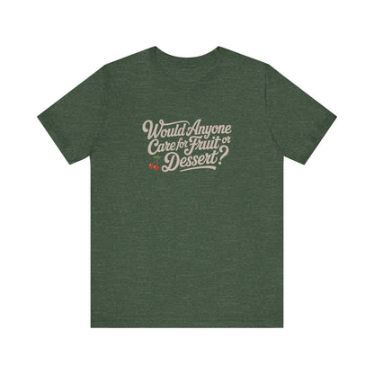 Would Anyone Care for Fruit or Dessert? — Clue Retro Tee (Dark)