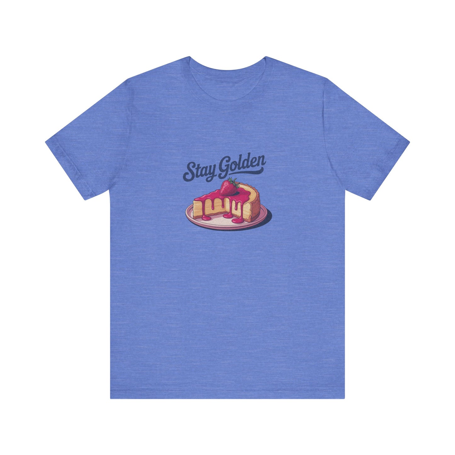 Stay Golden — Retro Cheesecake Graphic Tee (Light)