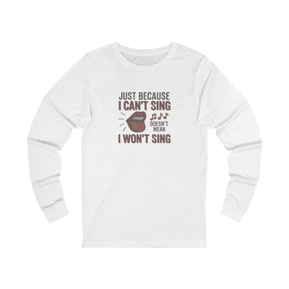 Sing Like Nobody’s Listening — Retro Long Sleeve (Light)
