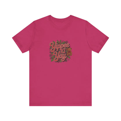 Yippee Ki Yay — Die Hard Retro Christmas Tee (Light)