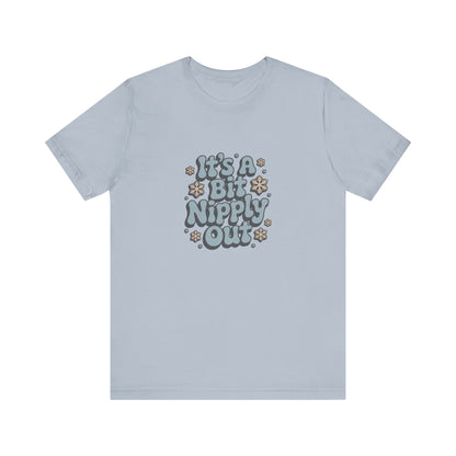 It's a Bit Nipply Out — Christmas Vacation Retro Tee (Light)