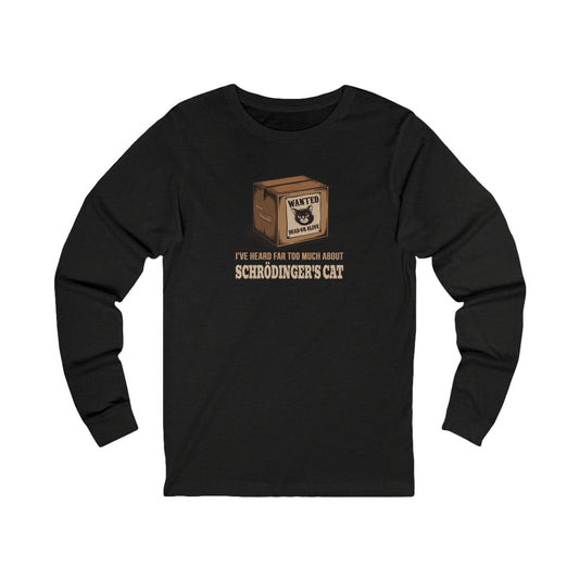 Schrödinger’s Cat — Big Bang Theory Retro Long Sleeve (Dark)