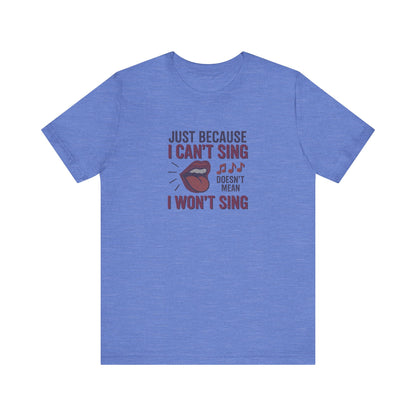 Sing Like Nobody’s Listening — Retro Tee (Light)