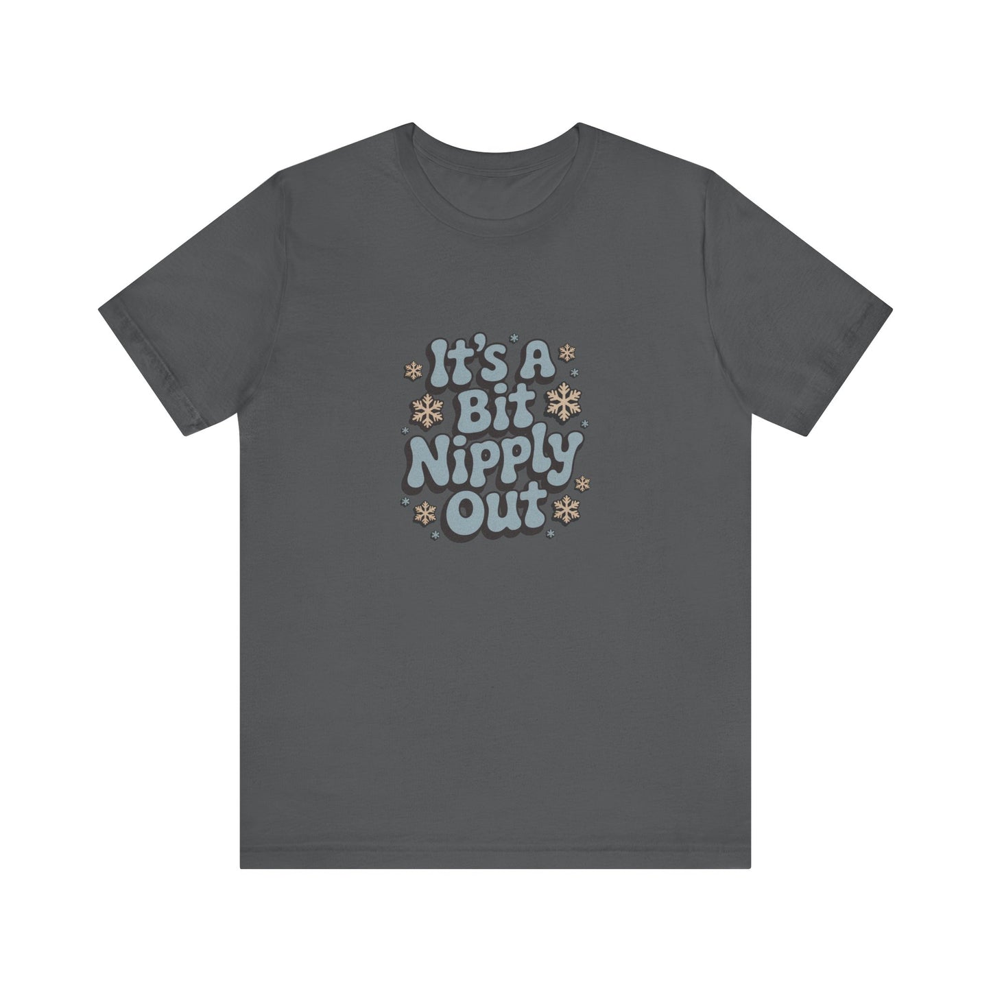 It's a Bit Nipply Out — Christmas Vacation Retro Tee (Dark)