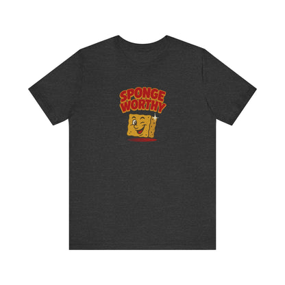 Spongeworthy — Seinfeld Retro Cartoon Tee (Dark)