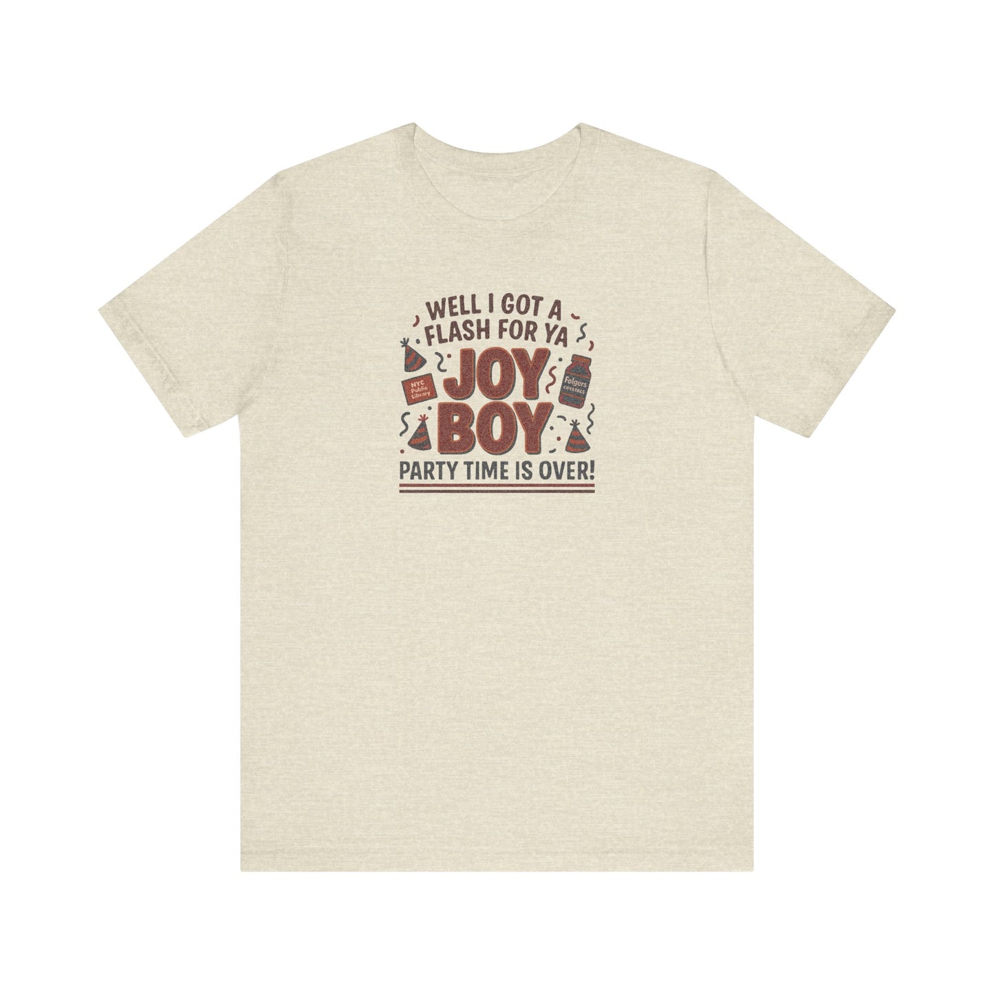 Joy Boy — Seinfeld Library Investigator Retro Tee (Light)