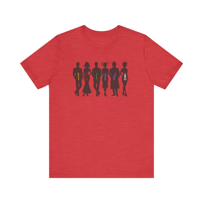 The Usual Suspects, Properly Armed — Clue Retro Tee (Light)