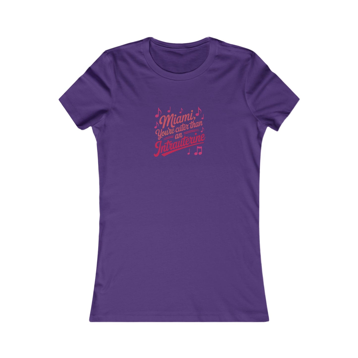 Cuter Than An Intrauterine — Golden Girls Women's Tee (Dark)