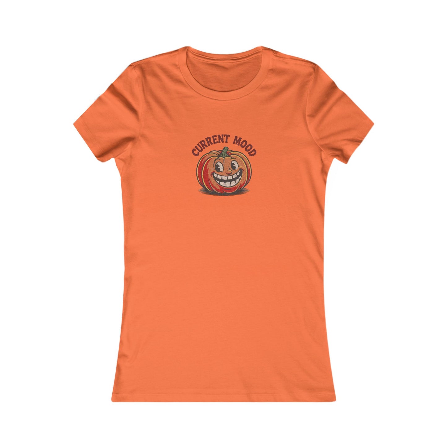 Current Mood (Toothy Jack) — Retro Halloween Women's Tee (Light)