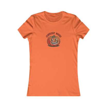 Current Mood (Toothy Jack) — Retro Halloween Women's Tee (Light)