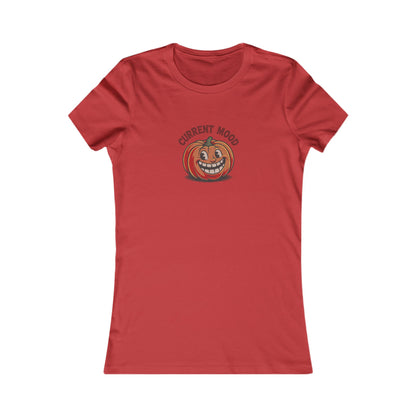 Current Mood (Toothy Jack) — Retro Halloween Women's Tee (Light)