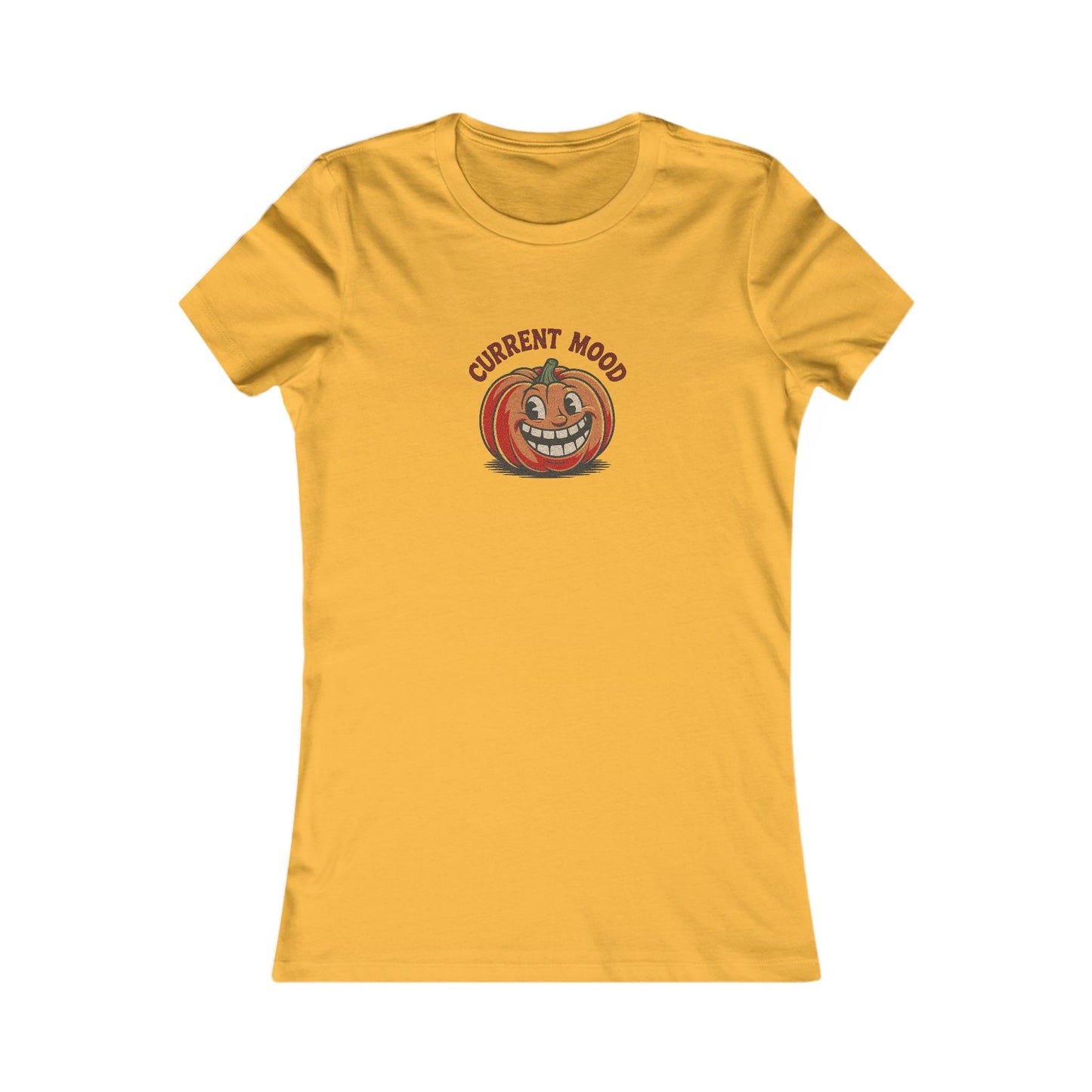 Current Mood (Toothy Jack) — Retro Halloween Women's Tee (Light)