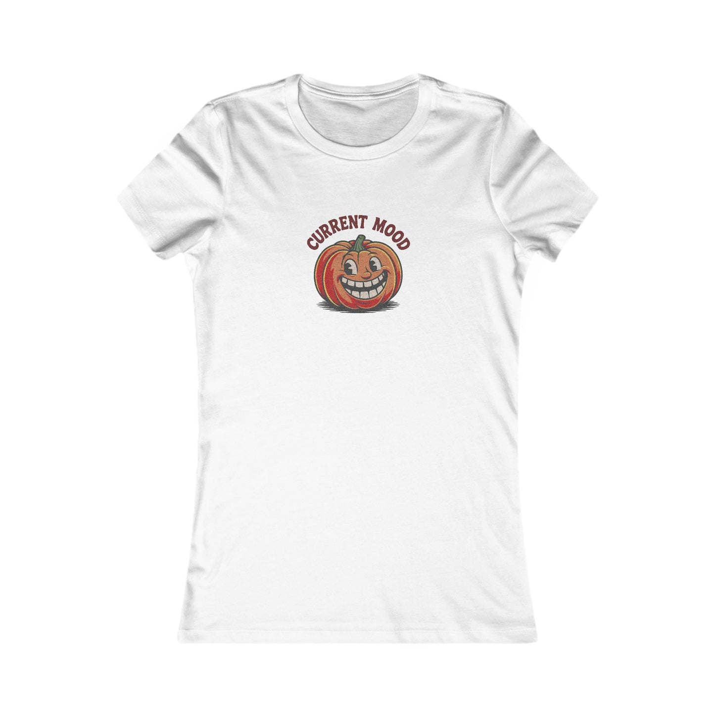 Current Mood (Toothy Jack) — Retro Halloween Women's Tee (Light)