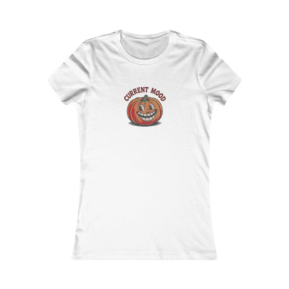 Current Mood (Toothy Jack) — Retro Halloween Women's Tee (Light)