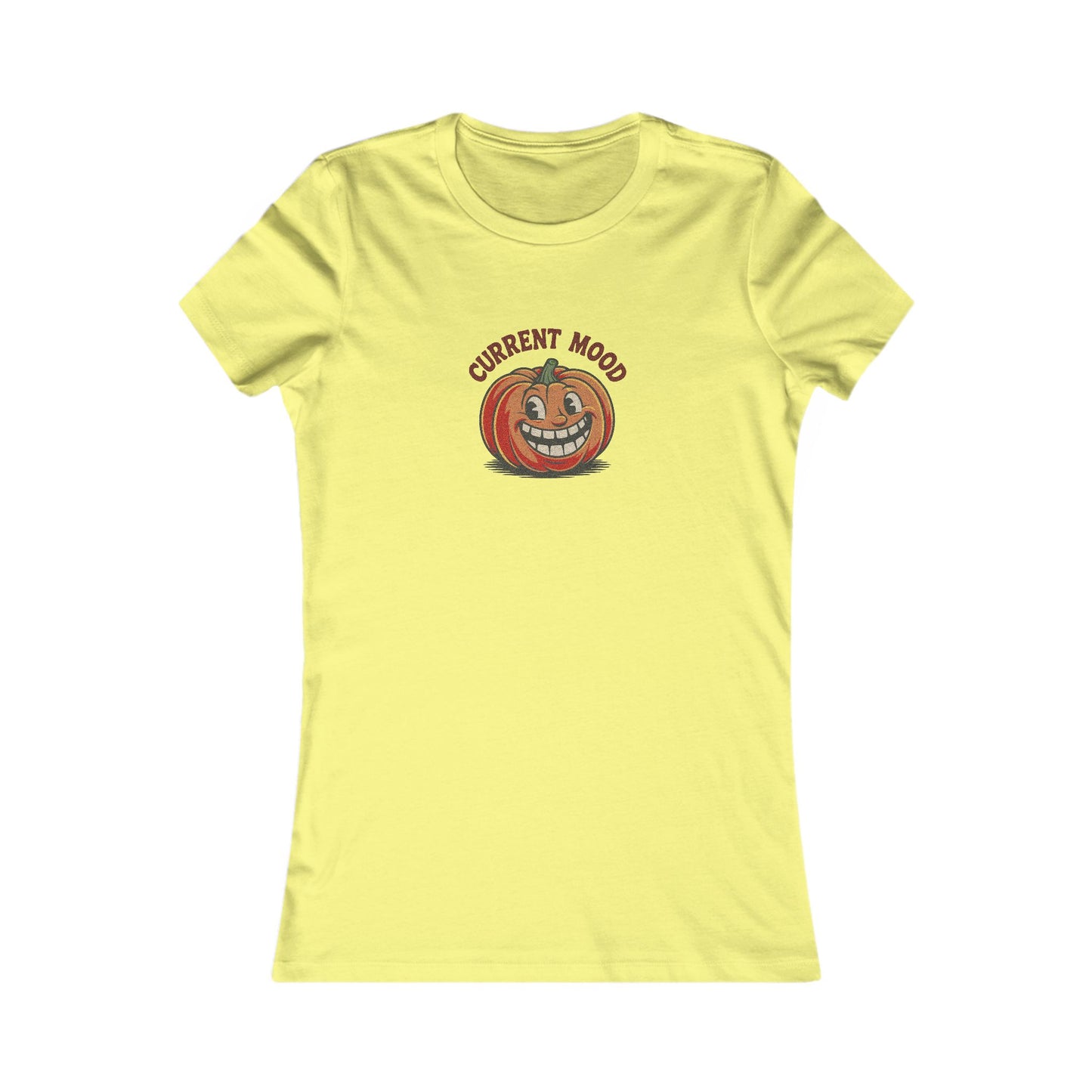 Current Mood (Toothy Jack) — Retro Halloween Women's Tee (Light)