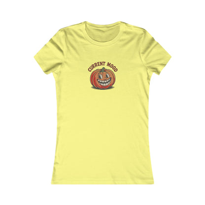 Current Mood (Toothy Jack) — Retro Halloween Women's Tee (Light)