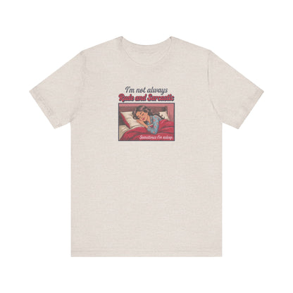 I'm Not Always Rude and Sarcastic — Retro Tee (Light)