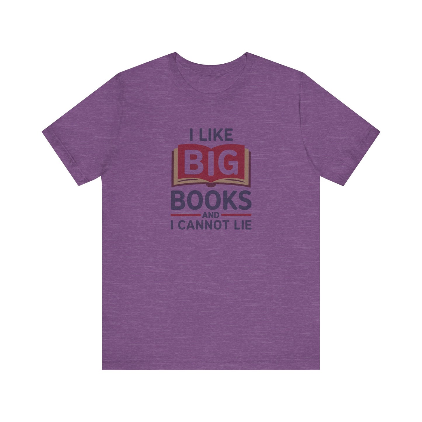 I Like Big Books and I Cannot Lie — Bibliophile Retro Tee (Light)