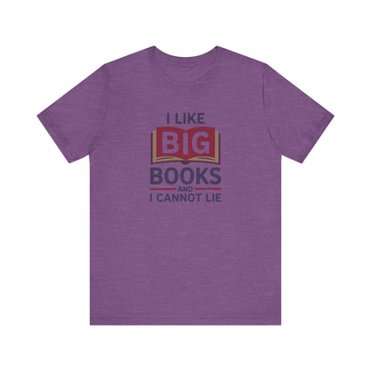 I Like Big Books and I Cannot Lie — Bibliophile Retro Tee (Light)