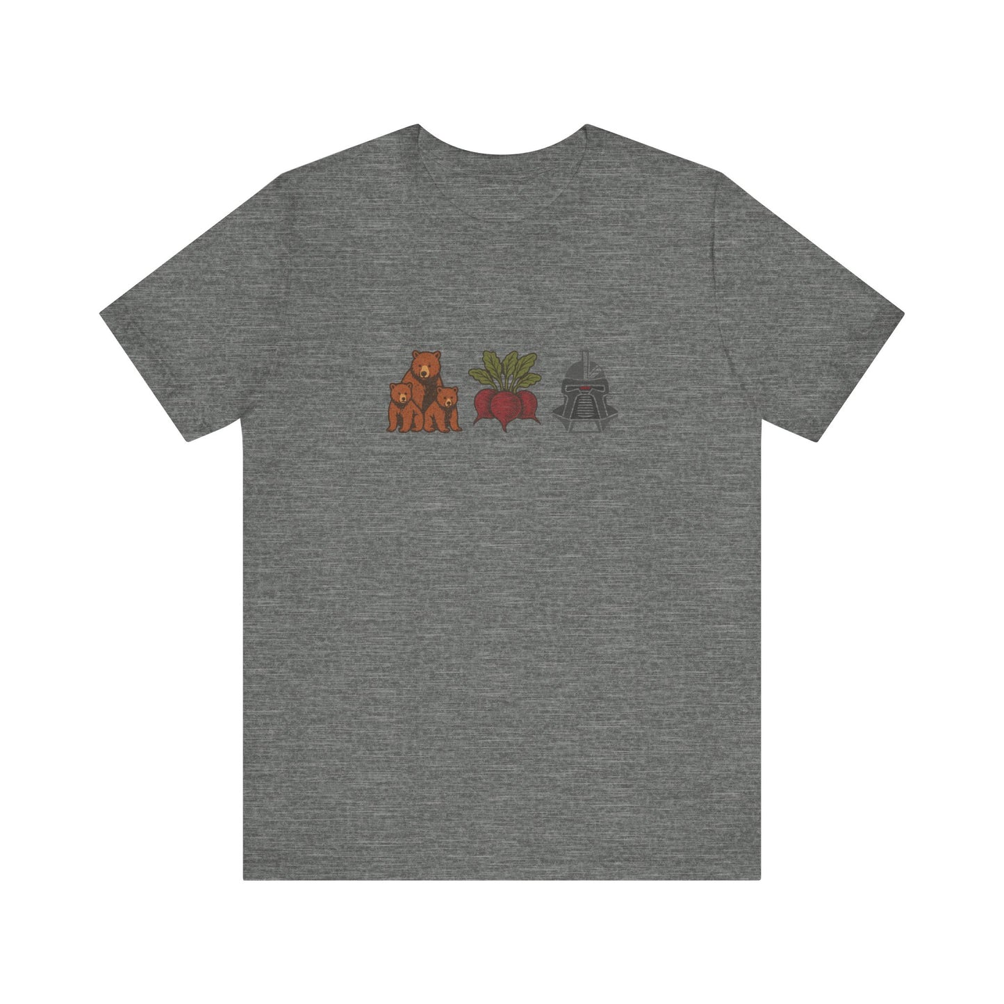 Bears, Beets, Battlestar (Icons) — Retro Tee (Light)