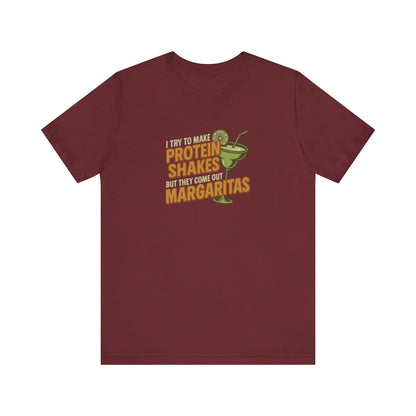 Protein Shakes (Oops, All Margaritas) — Retro Tee (Dark)