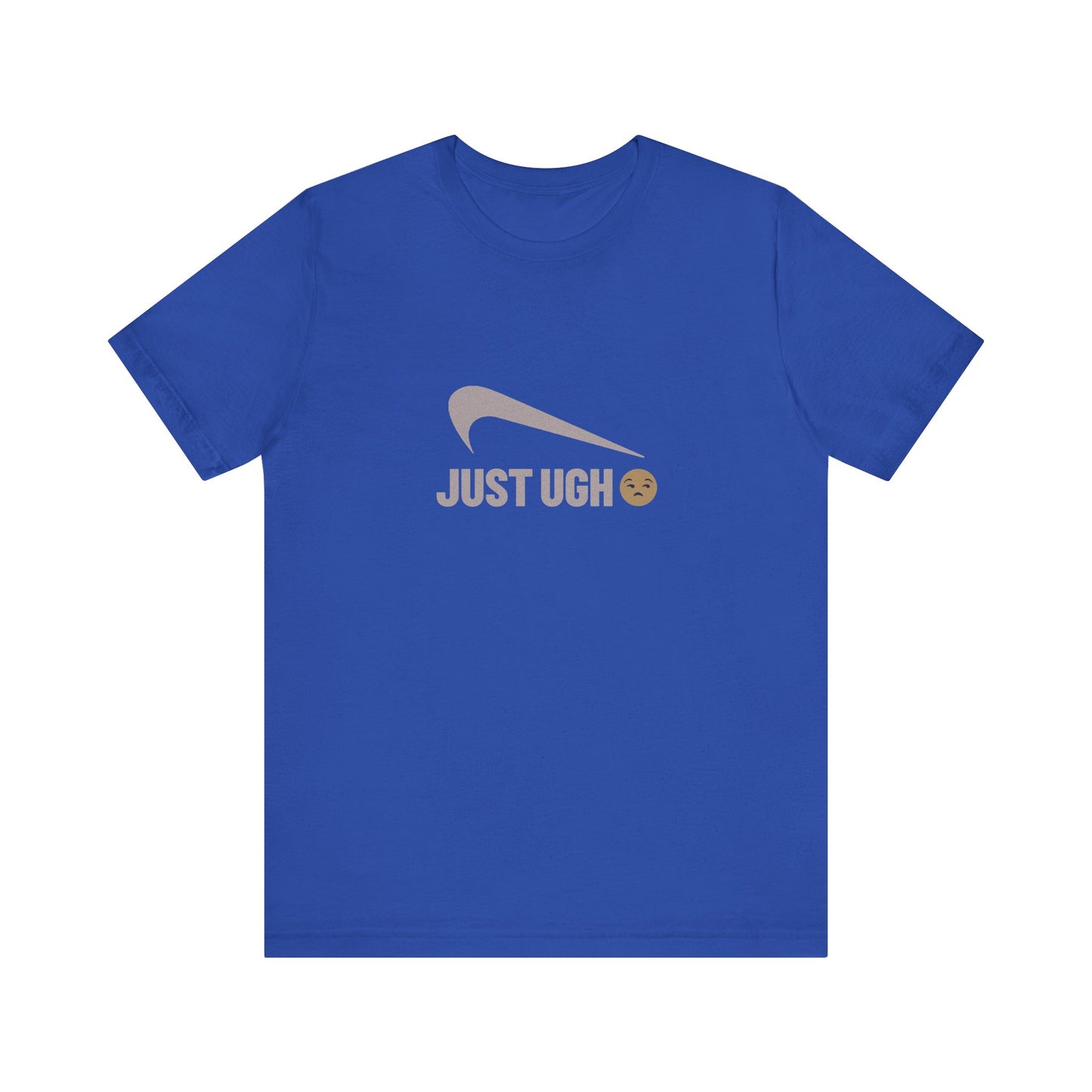 Just Ugh 😒 Athletic Parody — Retro Workout Tee (Dark)
