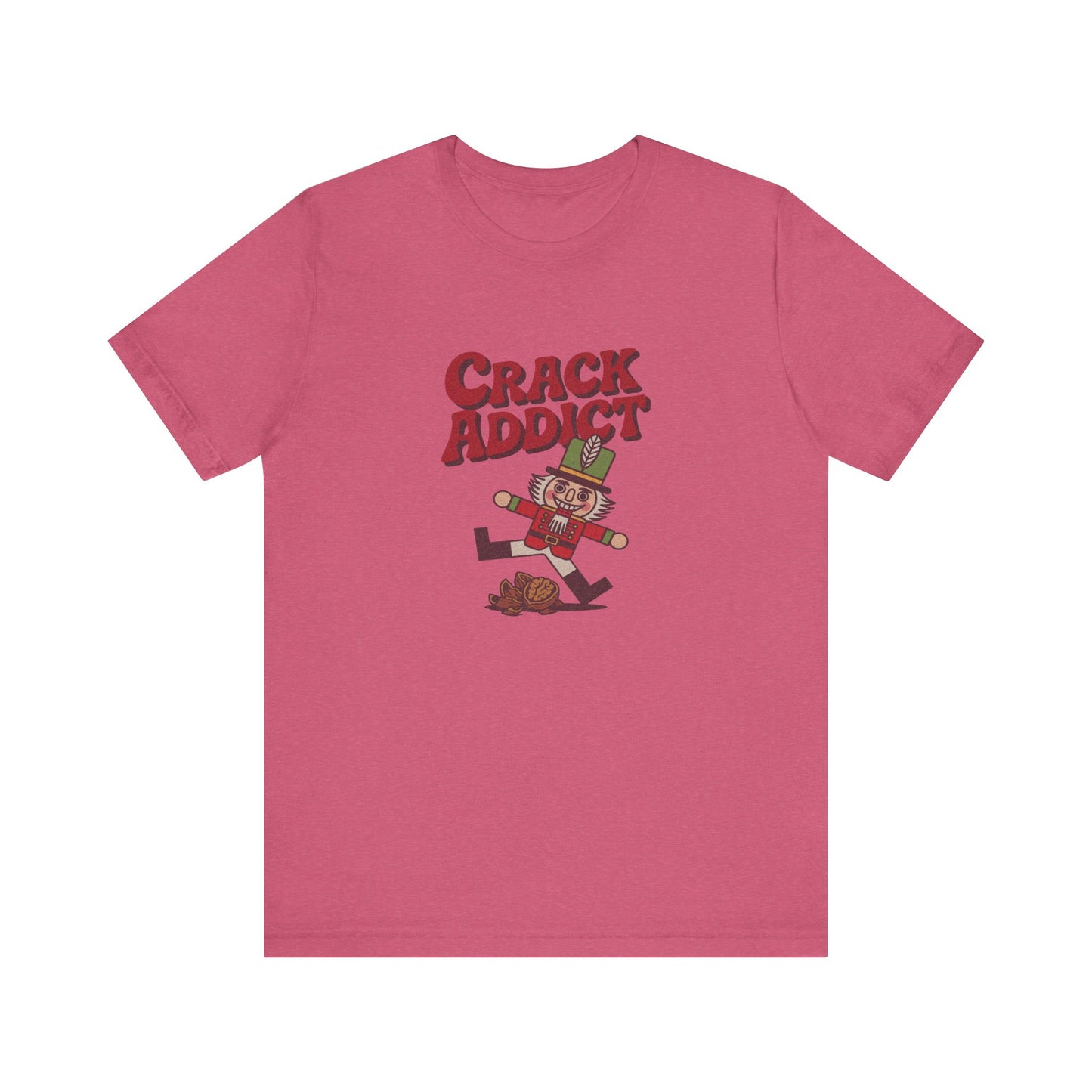 Crack Addict Nutcracker (Unhinged Remix) — Retro Tee (Light)