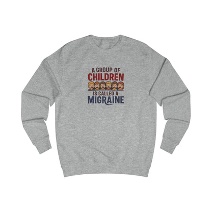 A Group of Children is Called a Migraine — Retro Sweatshirt (Light)
