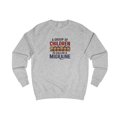 A Group of Children is Called a Migraine — Retro Sweatshirt (Light)