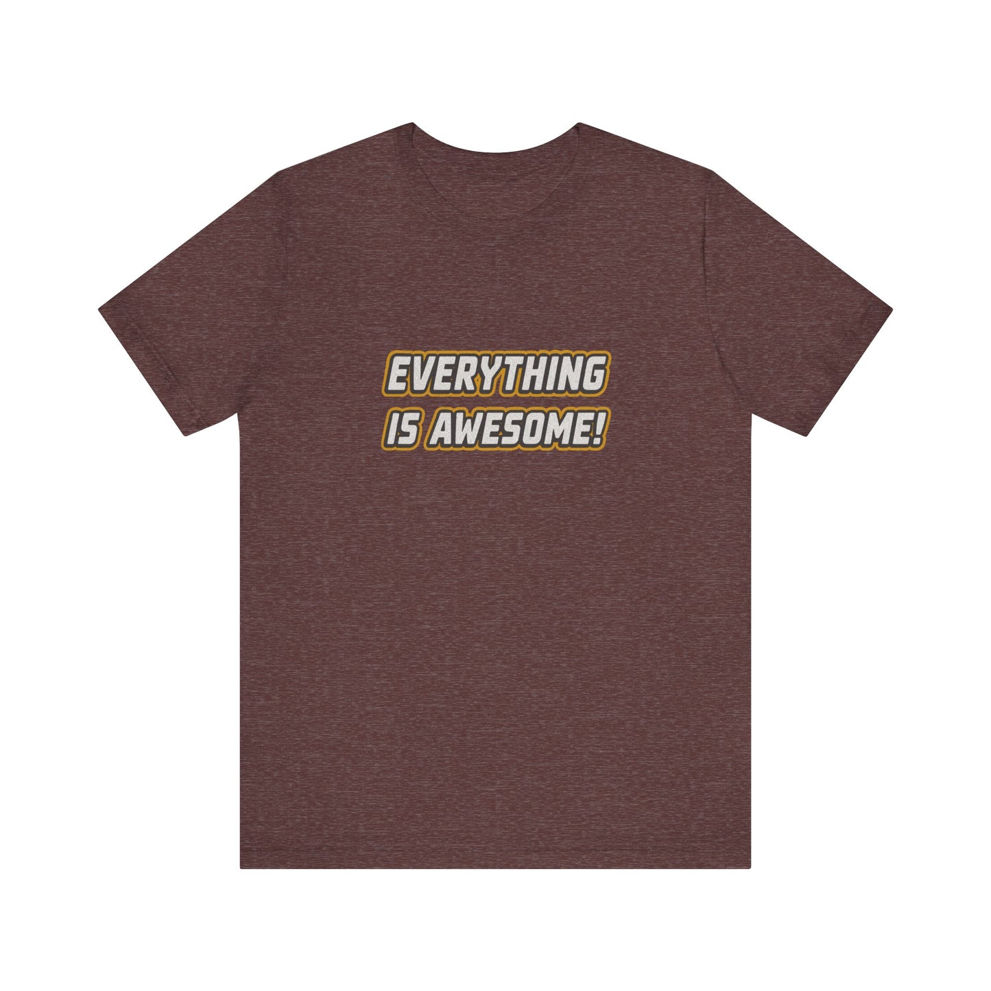 Everything is Awesome! — The LEGO Movie-Inspired Retro Tee (Dark)