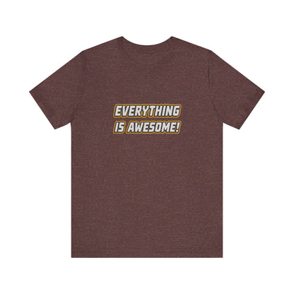 Everything is Awesome! — The LEGO Movie-Inspired Retro Tee (Dark)