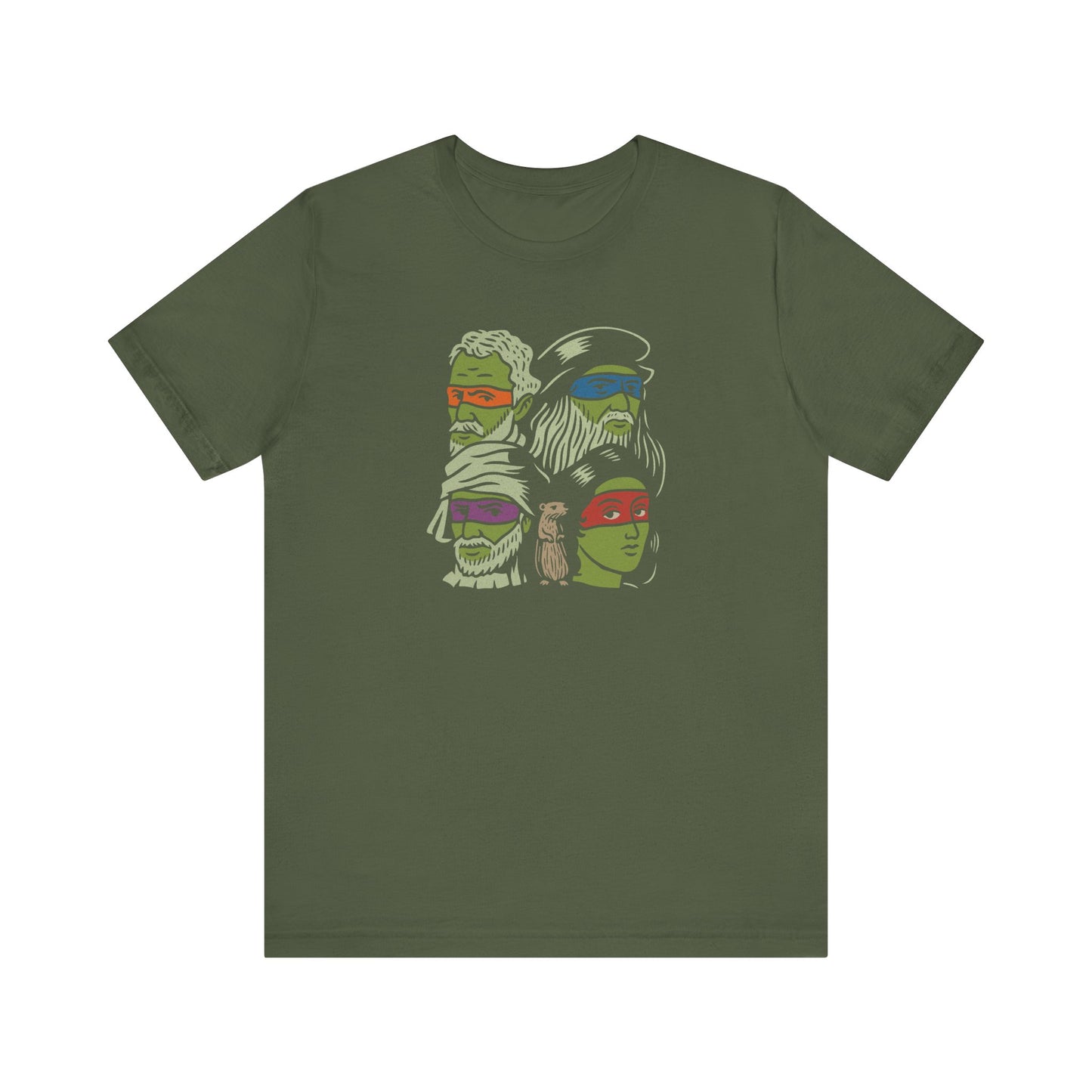 Renaissance Ninja Turtles — TMNT Retro Tee (Dark)