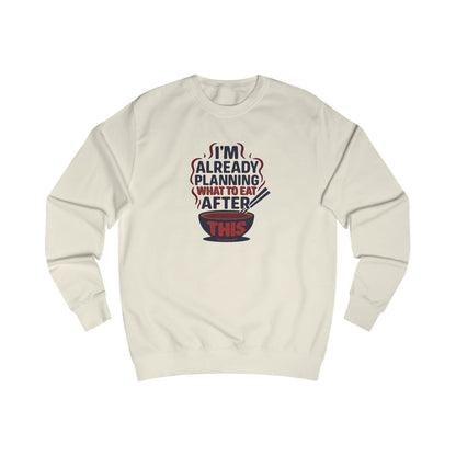 Planning What to Eat After This — Retro Foodie Sweatshirt (Light)