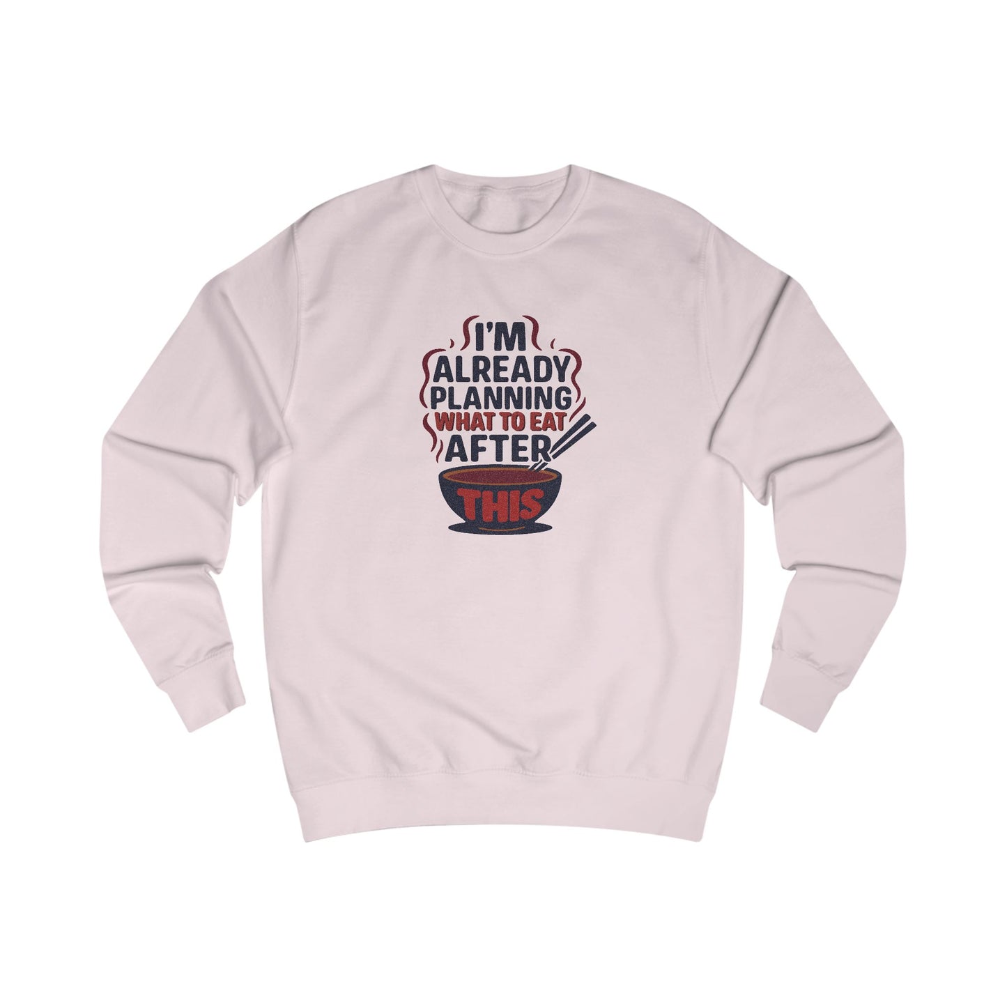 Planning What to Eat After This — Retro Foodie Sweatshirt (Light)
