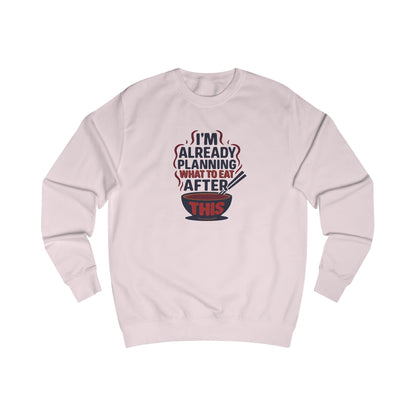 Planning What to Eat After This — Retro Foodie Sweatshirt (Light)