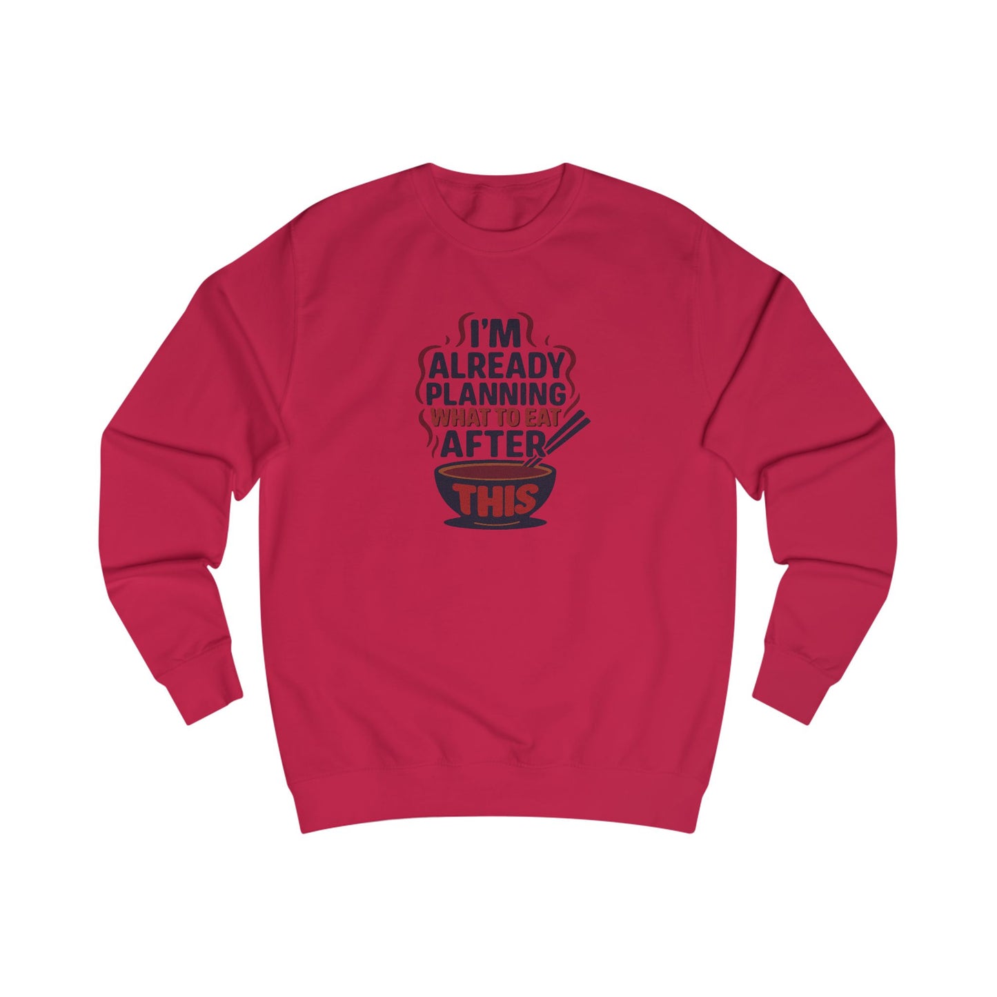 Planning What to Eat After This — Retro Foodie Sweatshirt (Light)
