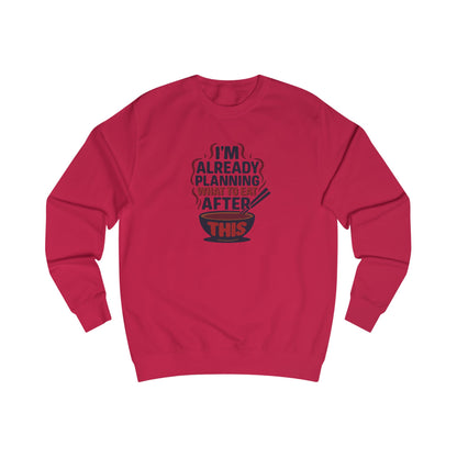 Planning What to Eat After This — Retro Foodie Sweatshirt (Light)