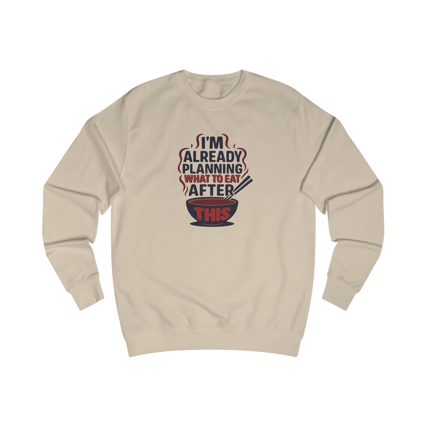 Planning What to Eat After This — Retro Foodie Sweatshirt (Light)