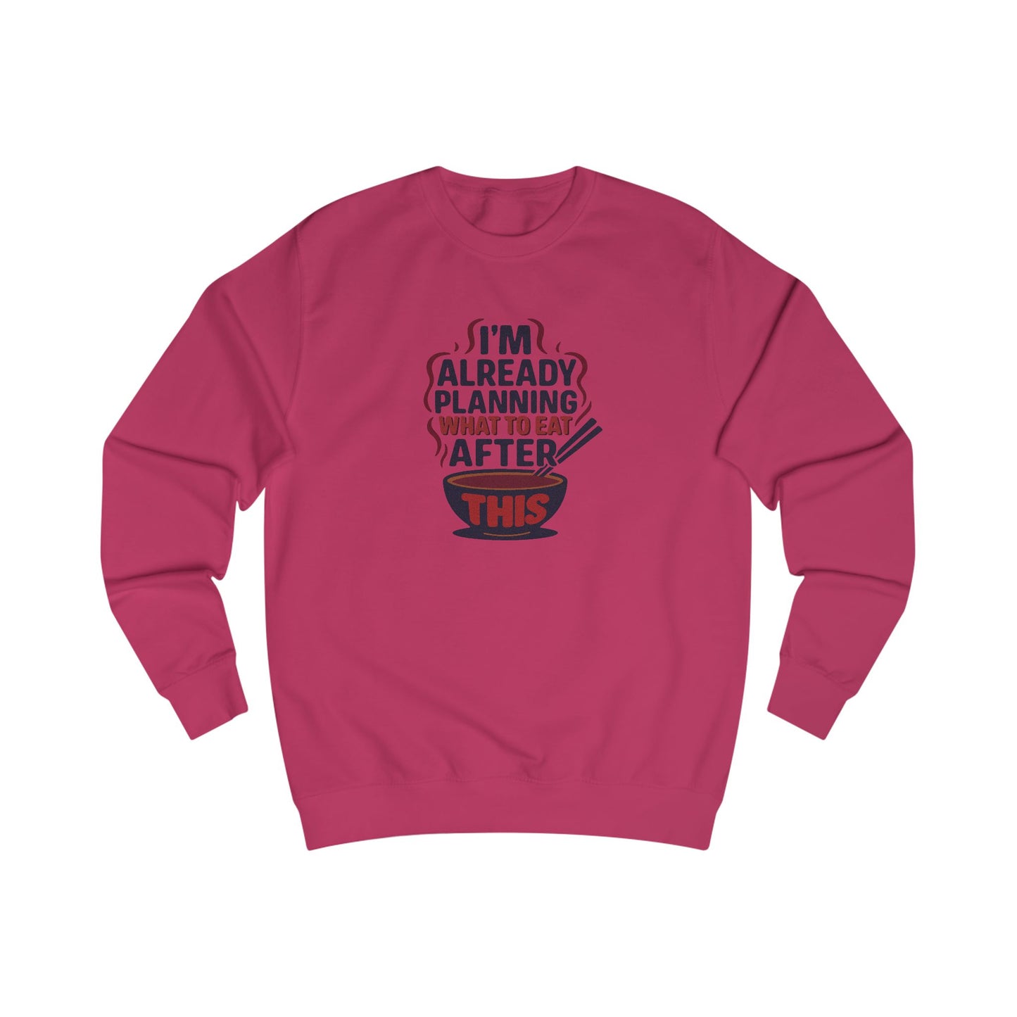 Planning What to Eat After This — Retro Foodie Sweatshirt (Light)