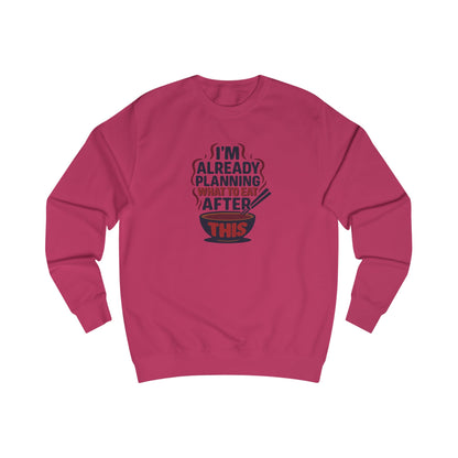 Planning What to Eat After This — Retro Foodie Sweatshirt (Light)