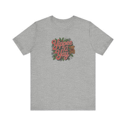 Yippee Ki Yay — Die Hard Retro Christmas Tee (Light)