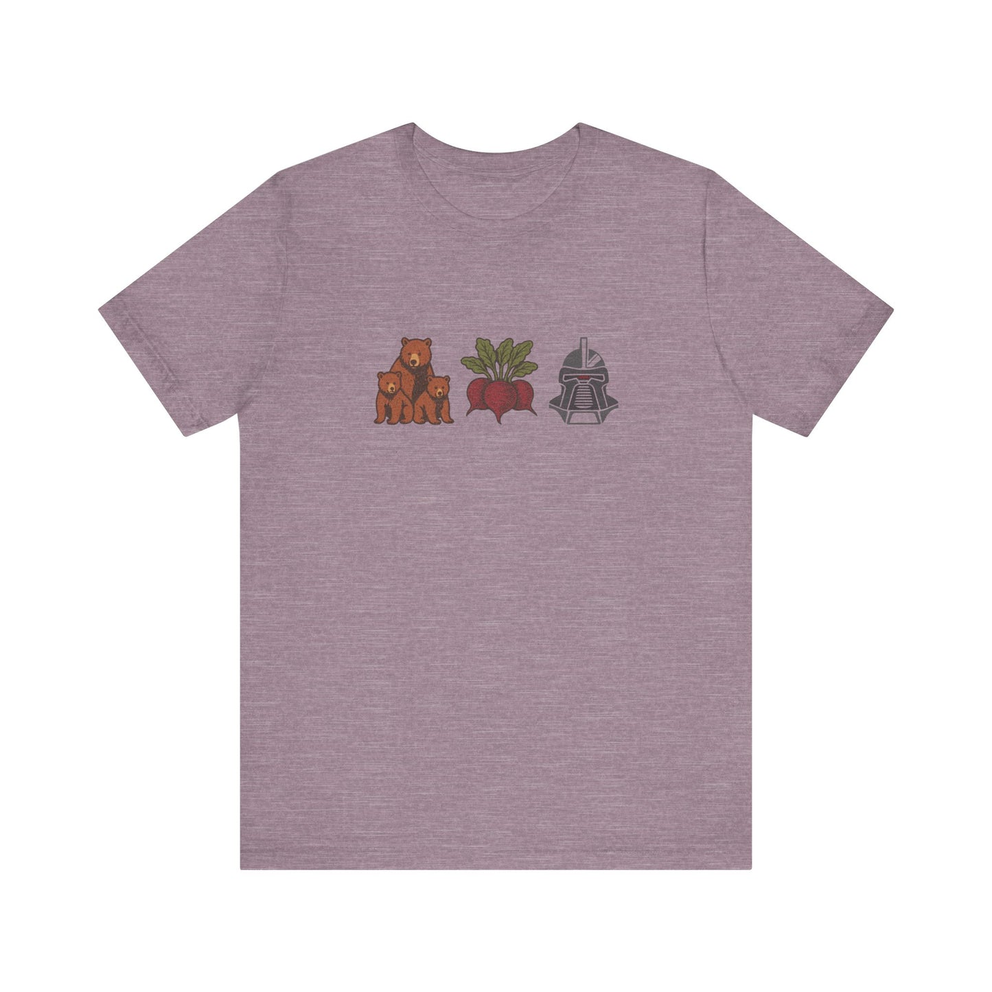 Bears, Beets, Battlestar (Icons) — Retro Tee (Light)