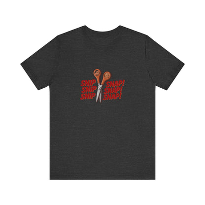 Snip Snap! — Michael Scott Vasectomy Retro Tee (Dark)
