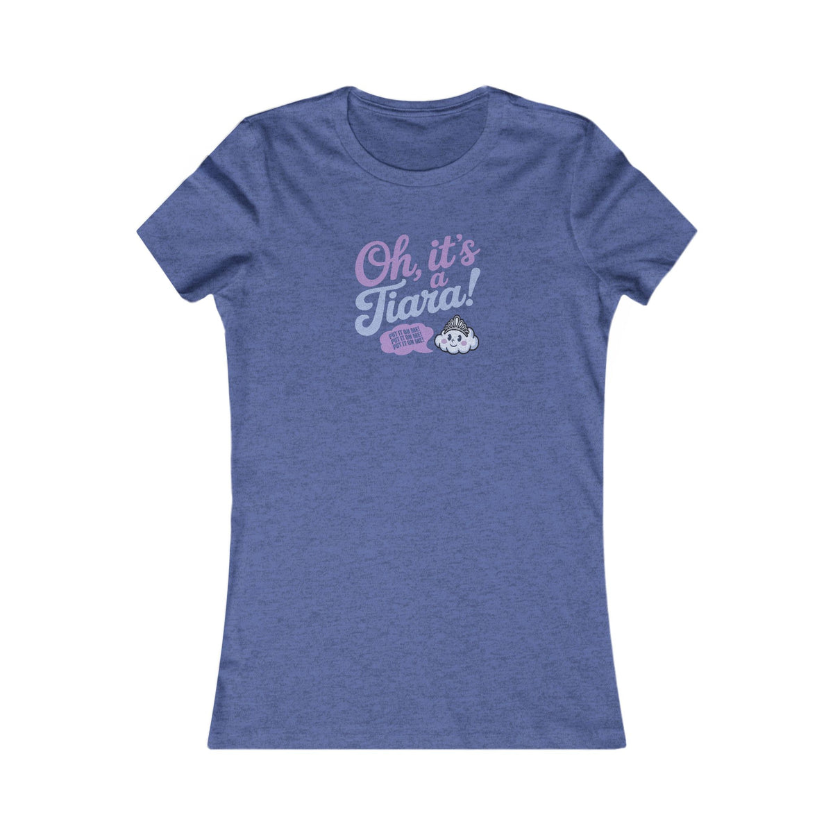 Oh, It’s a Tiara! (Put It On Me!) — Amy Farrah Fowler Retro Women's Tee (Dark)
