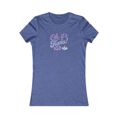 Oh, It’s a Tiara! (Put It On Me!) — Amy Farrah Fowler Retro Women's Tee (Dark)