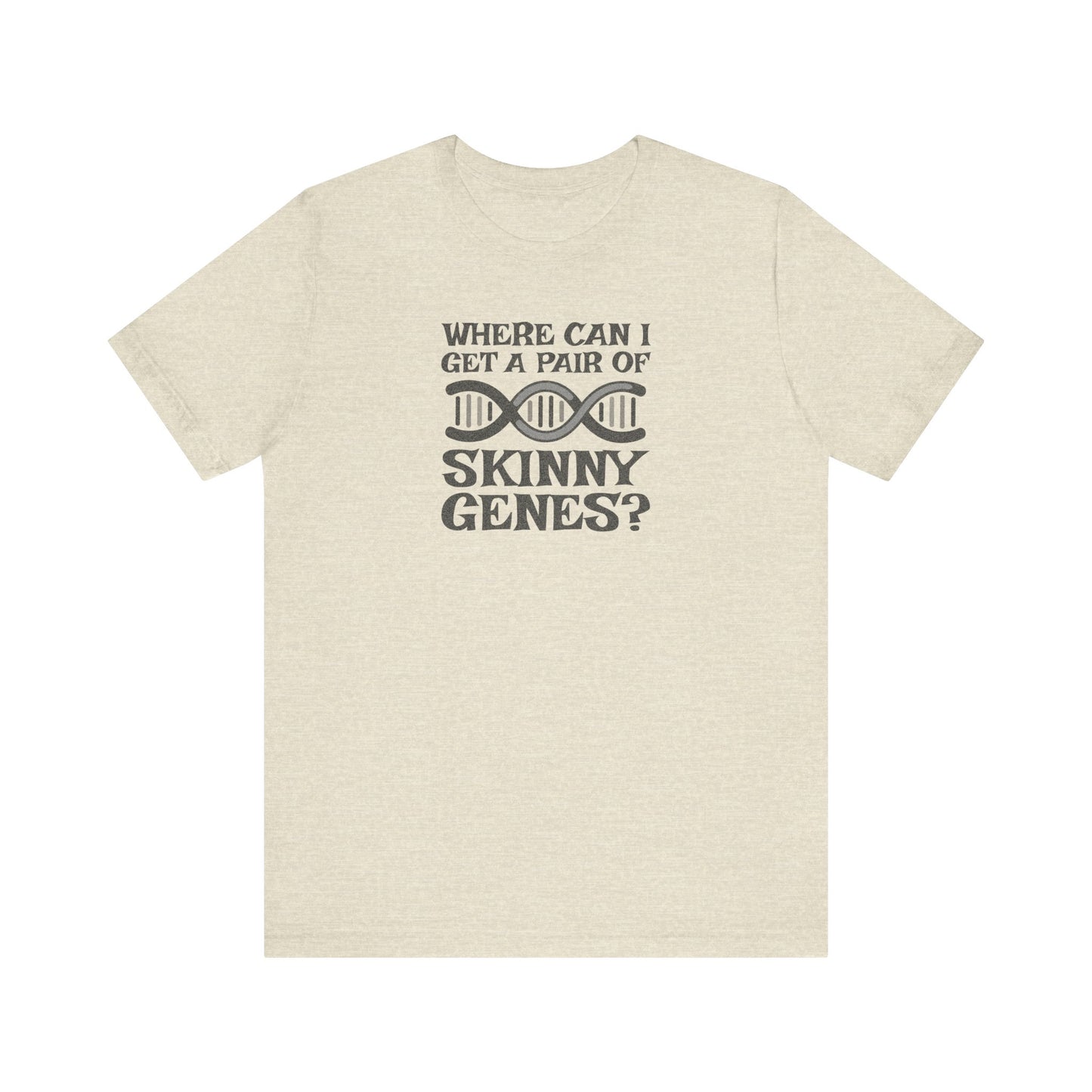 Pair of Skinny Genes — Retro Graphic Tee (Light)