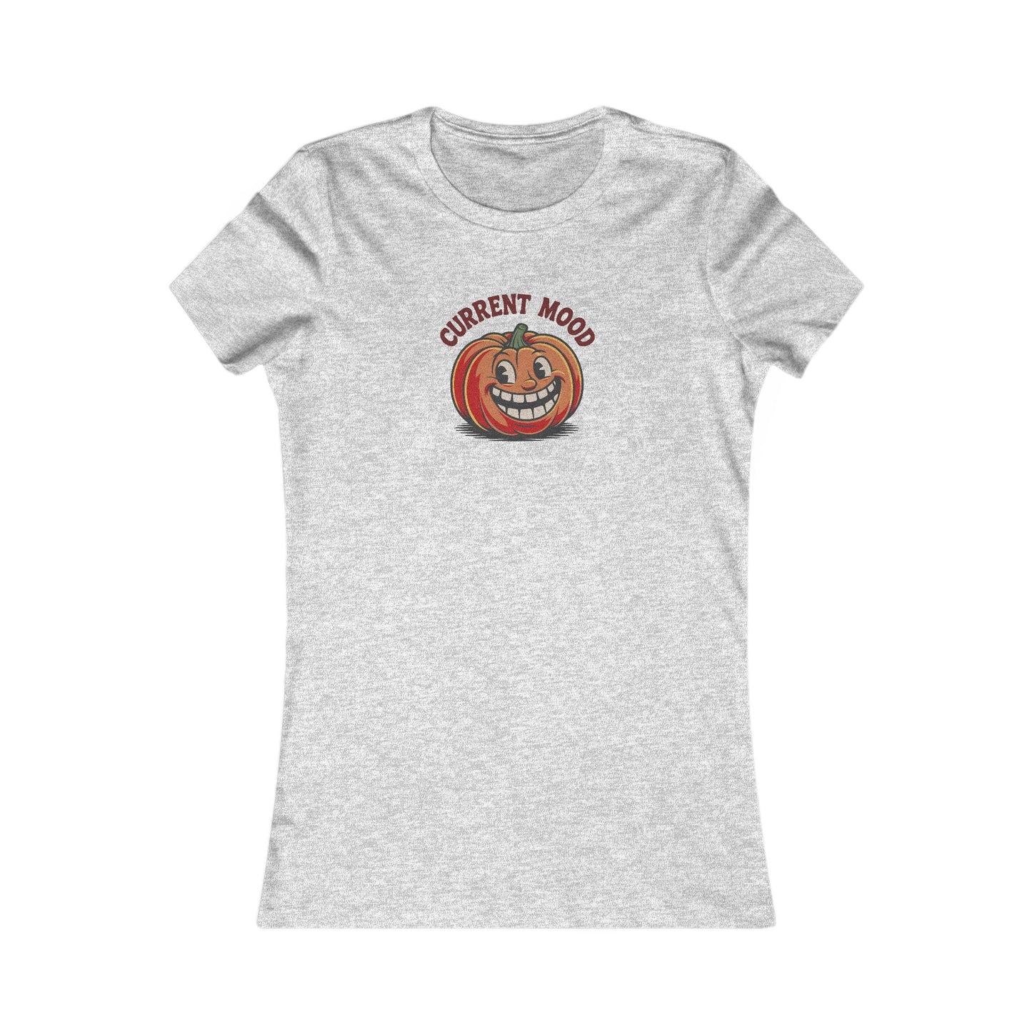 Current Mood (Toothy Jack) — Retro Halloween Women's Tee (Light)