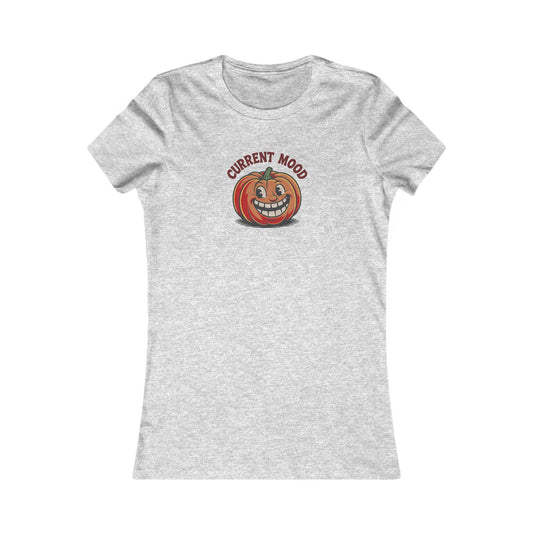 Current Mood (Toothy Jack) — Retro Halloween Women's Tee (Light)