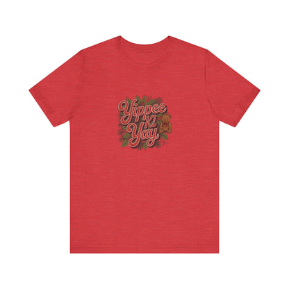 Yippee Ki Yay — Die Hard Retro Christmas Tee (Light)