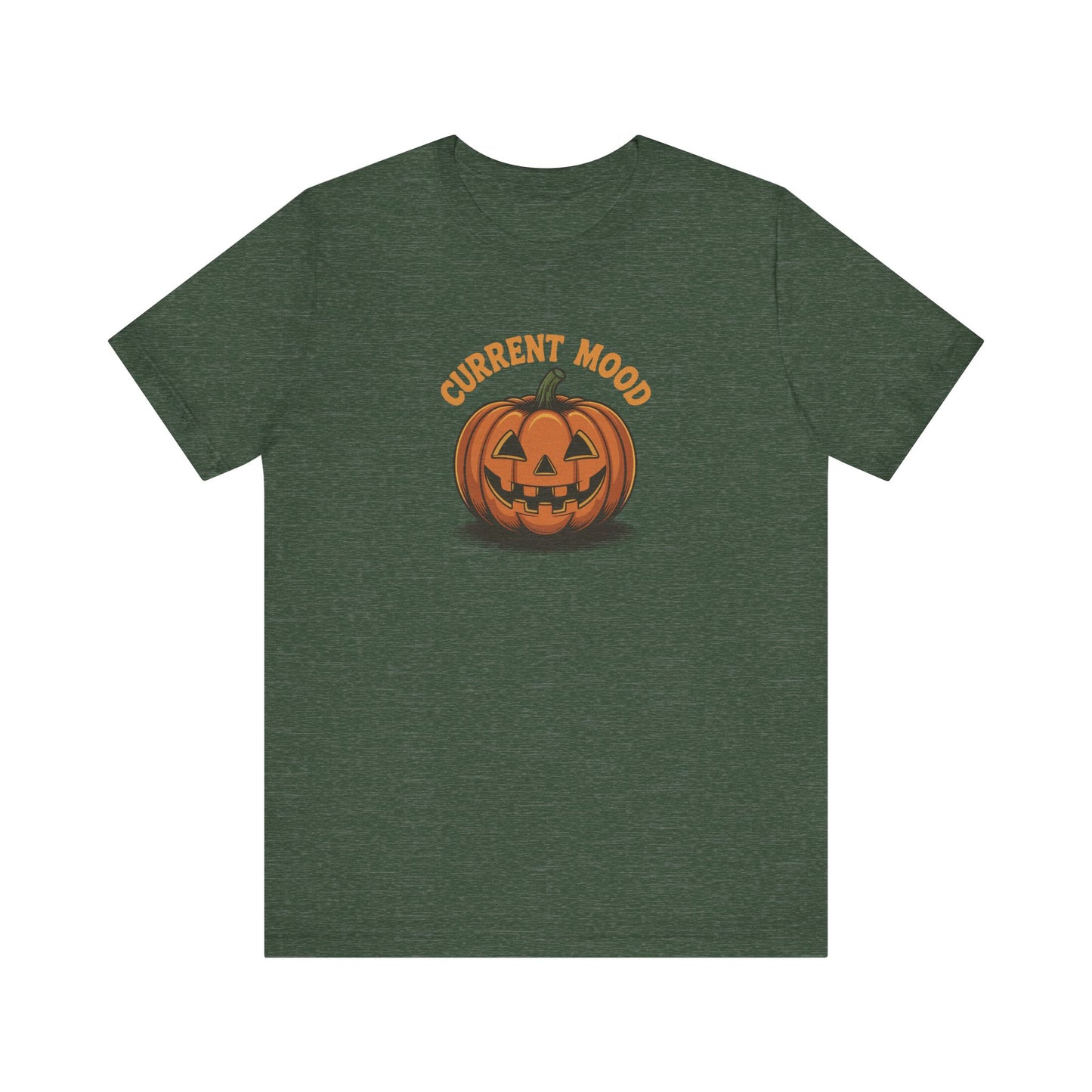 Current Mood (Vintage Jack) — Retro Halloween Tee (Dark)